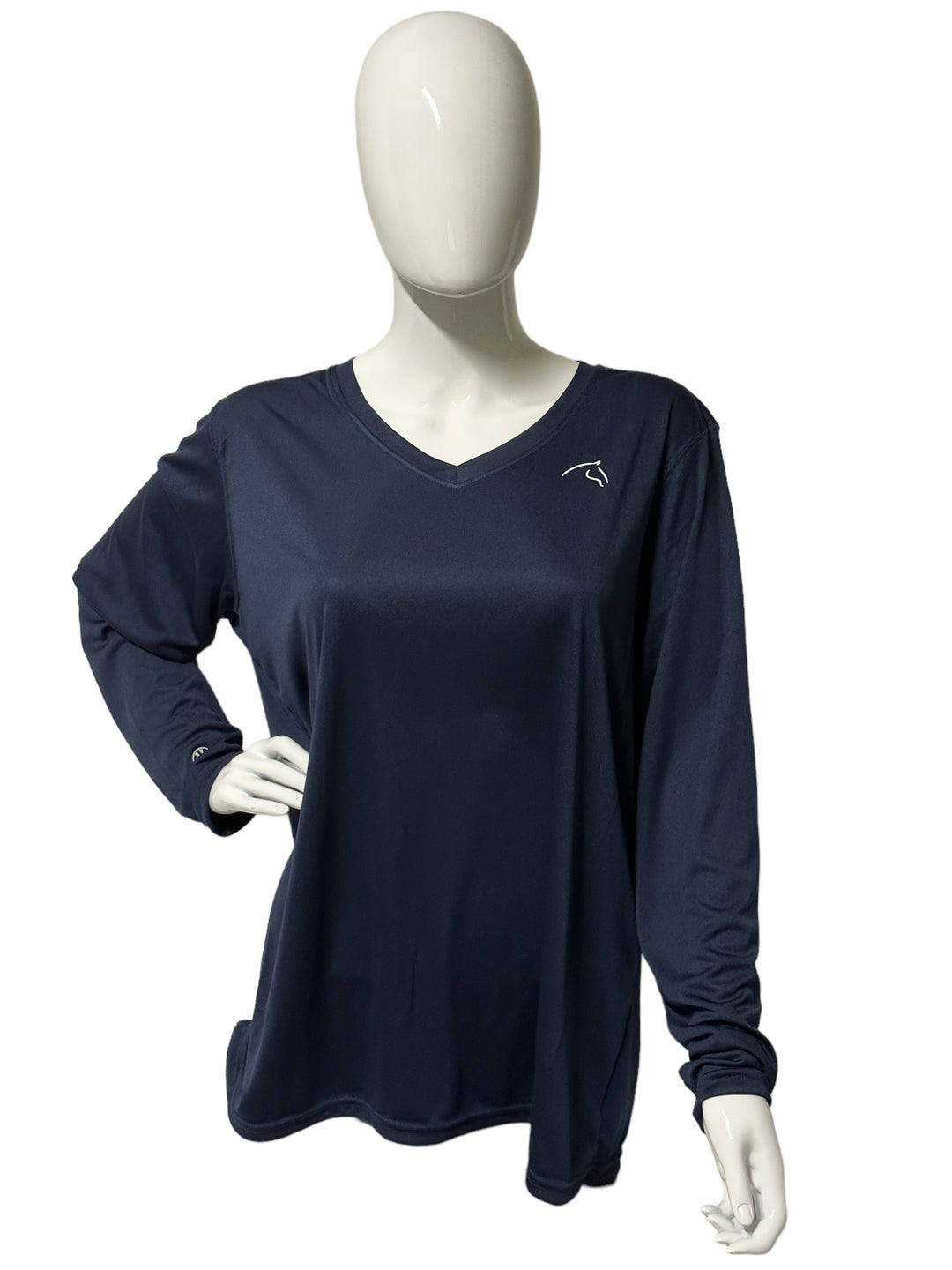 Women's Momentum Performance Long Sleeve V-Neck Shirt