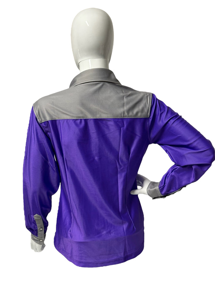 Purple Morada Performance Rodeo Shirt