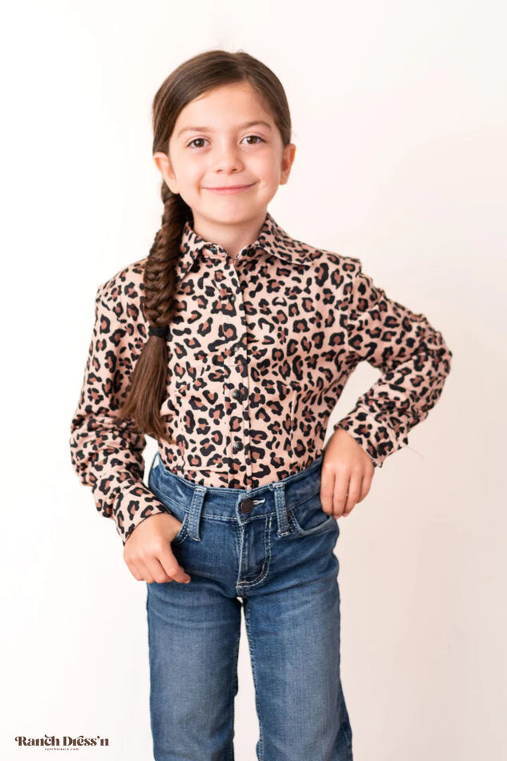 Ranch Dress'n Youth Leopard Performance Shirt